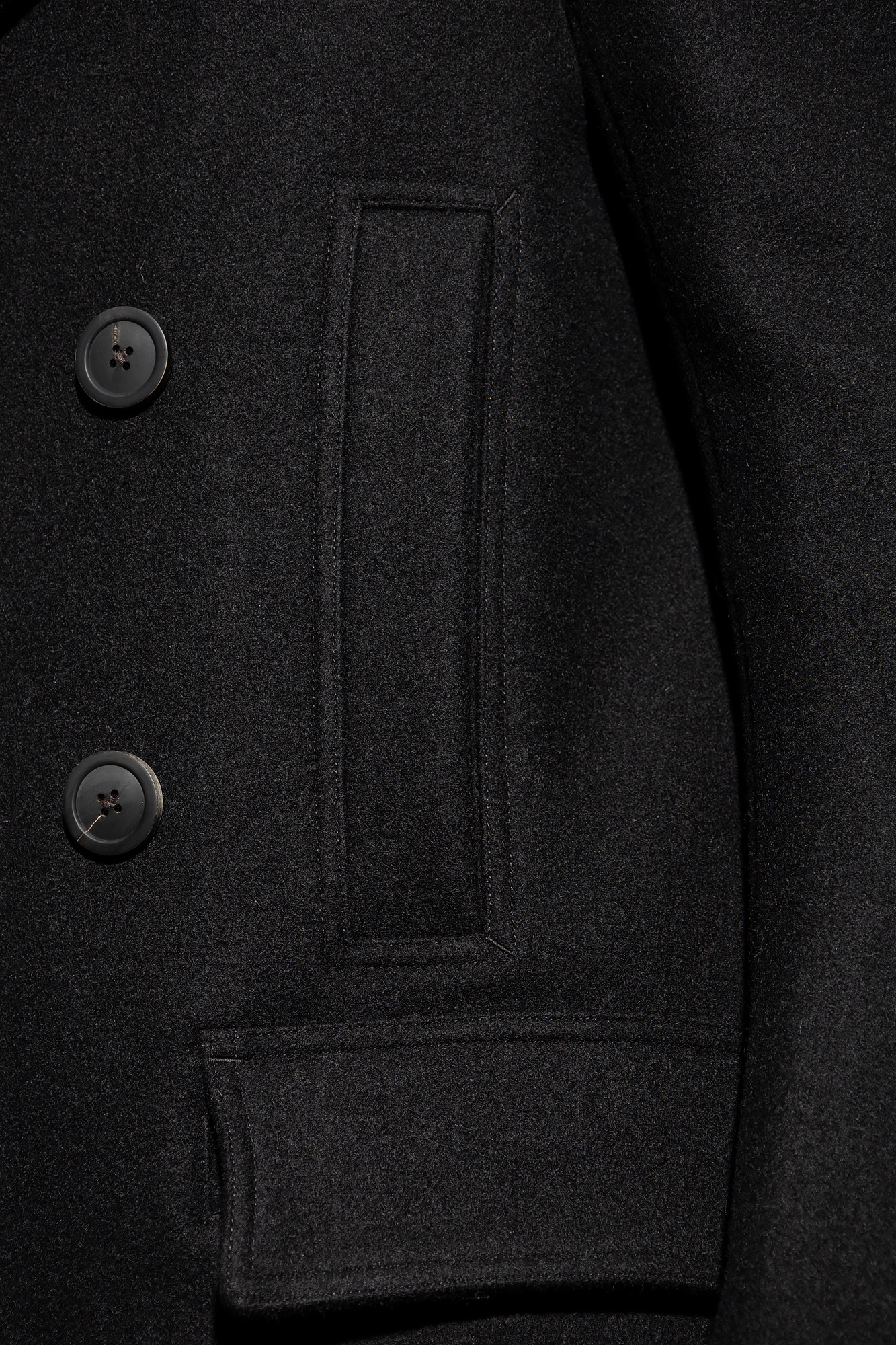 【関税込み】Rick Owens ブラック Minimal Slim Drella コート Rick Owensのブラック Minimal Slim Drella コートがセール中